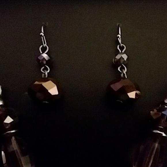 Gemstnne Necklace w/ Matching Earrings - Picture 3 of 4